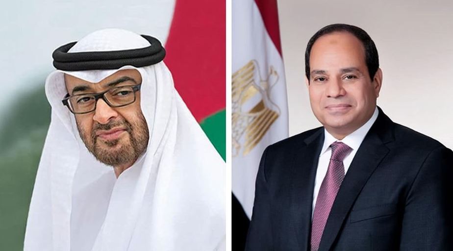 الرئيس السيسي وبن زايد