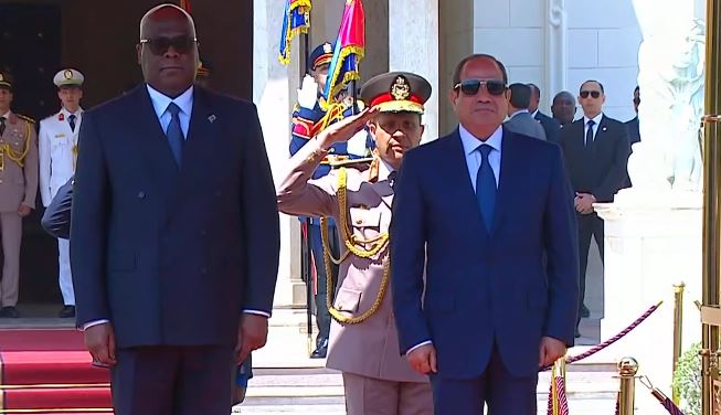 السيسي يستقبل رئيس الكونغو الديمقراطية