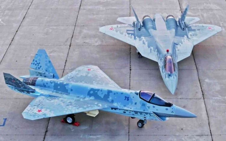 طائرات su-57 و su-75 الروسية